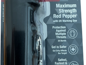 Sabre Pepper Gel with Finger Grip & Key Ring, Maximum Strength