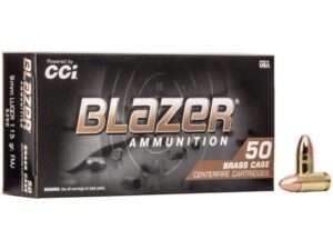 CCI Blazer Brass 9mm 115gr (50rd) FMJ
