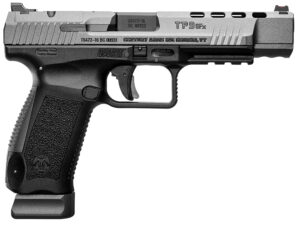 Canik TP9 SFx 9mm Luger 10+1 5.20" Match Grade Barrel, Black Lightening Cut/Optic Cut/Serrated Steel Slide