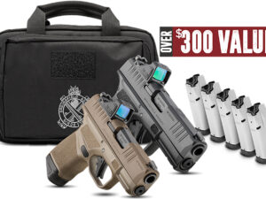 Springfield Armory Hellcat Pro OSP 9mm 10+1 3.70" Barrel, Viridian RFX-11 Green Dot, 5 Mags & Bag