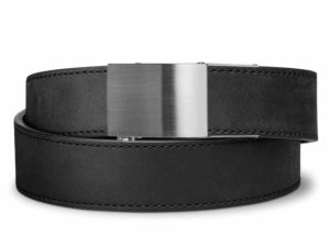 KORE Black Leather Gun Belt 1.5"