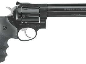 Ruger GP100 .357 Mag 6rd 6" Blued Alloy Steel Barrel, Cylinder & Frame, Hogue Monogrip, Transfer Bar Safety, Exposed Hammer