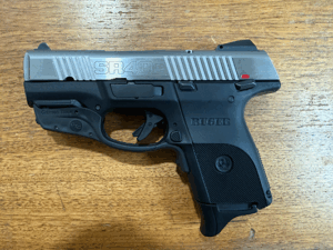 Ruger SR40C .40SW with Crimson Trace Laser Grips (USED)