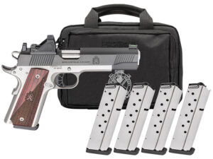 Springfield Armory 1911 Ronin AOS Gear Pac 45 ACP 8+1 5", Viridian RFX-11 Green Dot, 4 Mags